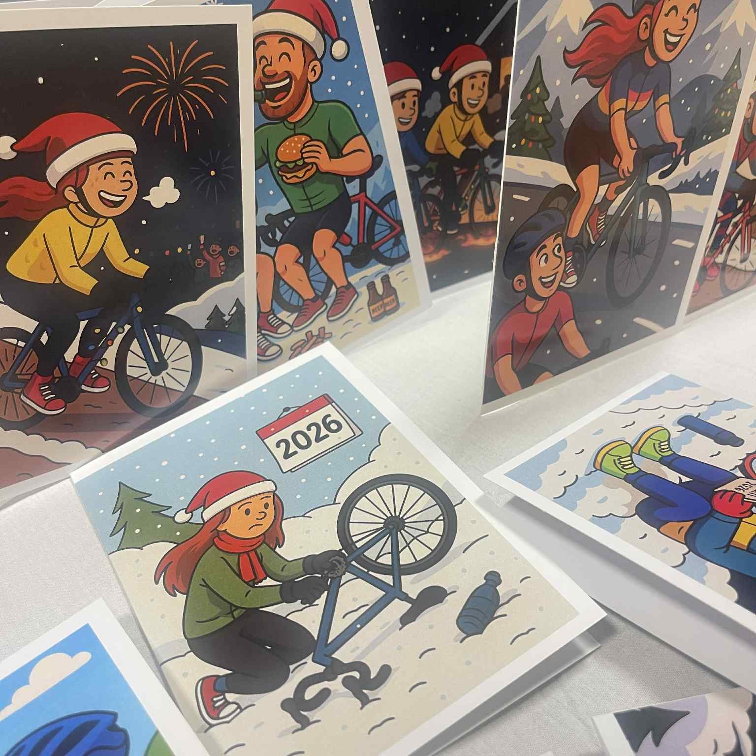 Set ONA - kolesarske voščilnice