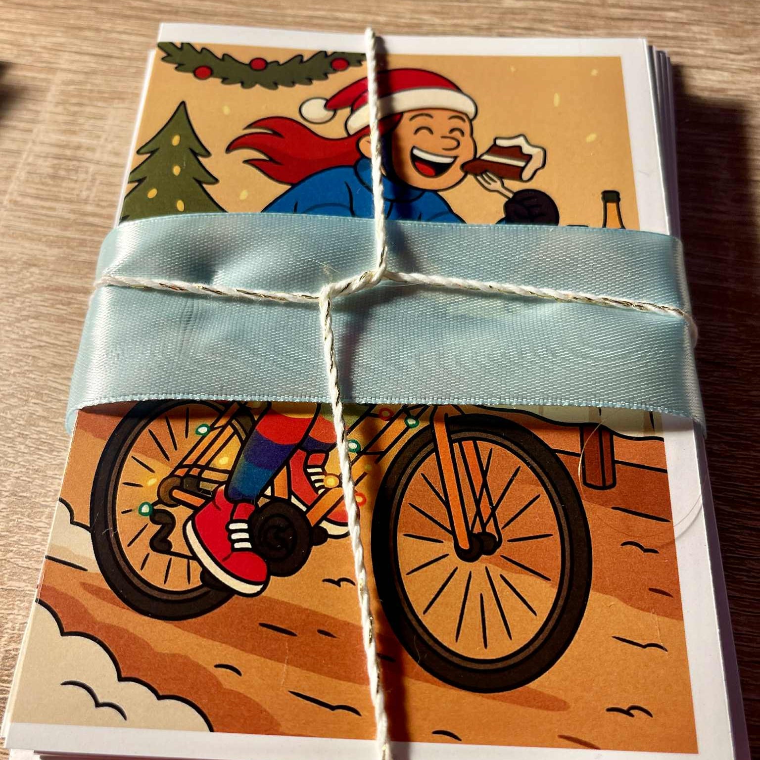 Set ONA - kolesarske voščilnice