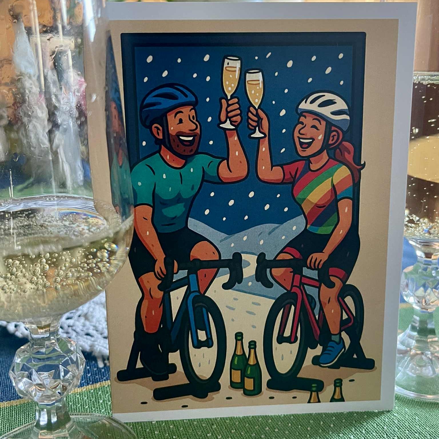 Set PAR - kolesarske voščilnice